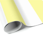 LT Geel Wit Extra Groot Streeppatroon Cadeaupapier (Rol Hoek)