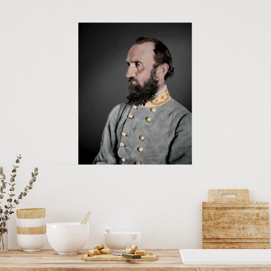 Lt. General Thomas (Stonewall) Jackson Poster (Keuken)