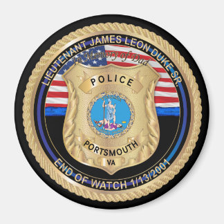 Lt. James Duke Sr Magnet Magneet