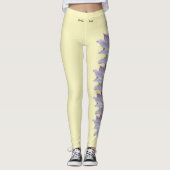 Lt Jaune Montana Bitterroot Leggings Fleur d'État (Devant)