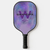 LT paarse Opa Monogramed Pickleball Paddle (Voorkant)