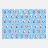 Lt roze Ballerina Shoes En Pointe FL DIY BG Inpakpapier Vel (Voorkant)