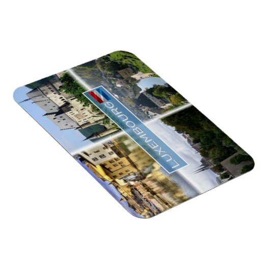 LU Luxemburg - Alzette - Vianden Castle - Magneet (Rechterzijde)