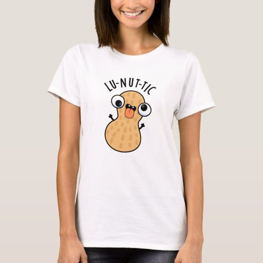 Lu-nut-ic grappige pindasaus t-shirt (Voorkant)