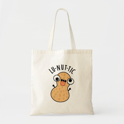 Lu-nut-ic grappige pindasaus tote bag (Voorkant)
