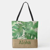 Luana Aquarelle Tropical Feuilles Aloha Beach Sac (Dos)
