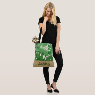 Luana Aquarelle Tropical Feuilles Aloha Beach Sac