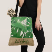 Luana Aquarelle Tropical Feuilles Aloha Beach Sac (De près)