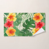 Luana Aquarelle Tropical Vivid Floral (Serviette à main)