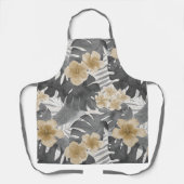 Luana Waterverf Tropical Grey Floral Schort (Voorkant)