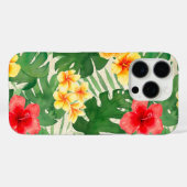 Luana Waterverf Tropische Vivid Floral Case-Mate iPhone Case (Achterkant (horizontaal))