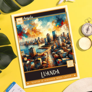 Luanda, Angola    schilderij Briefkaart