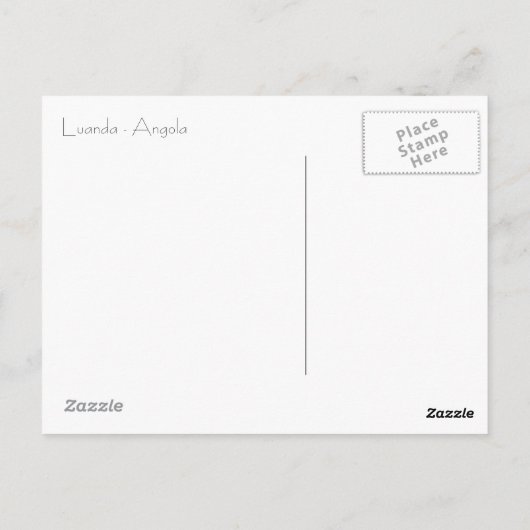 Luanda Briefkaart (Achterkant)
