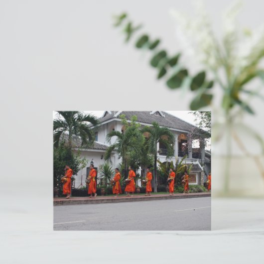 luang alms procureur briefkaart (Staand voorkant)