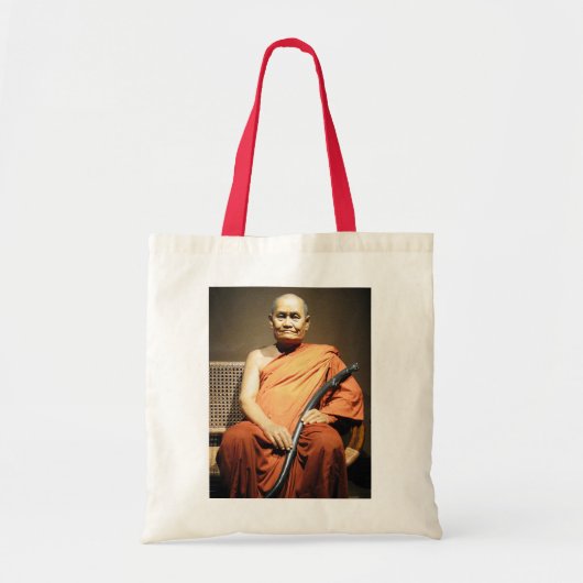 Luang Poo Cha Subhaddho ... Boeddhistische monnik Tote Bag (Voorkant)