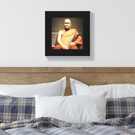 Luang Poo Cha Subhaddho ... Buddhist Monk Canvas Afdruk (Insitu (Slaapkamer))