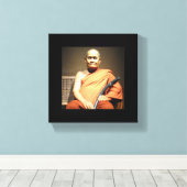 Luang Poo Cha Subhaddho ... Buddhist Monk Canvas Afdruk (Insitu (Houten vloer))