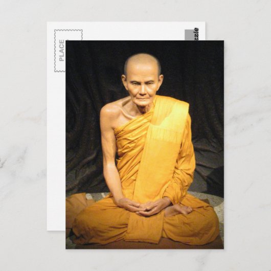 Luang Poo Mun Bhuridatto ... Buddhist Monk Briefkaart (Voorkant / Achterkant)