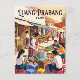 Luang Prabang Laos Briefkaart