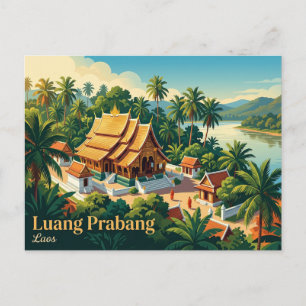 Luang Prabang Laos Briefkaart