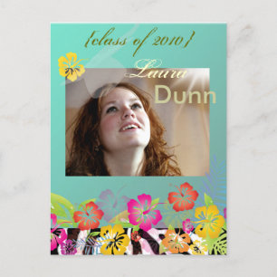 Luau Afstuderen, foto's briefkaarten/doe-het-zelf Uitnodiging Briefkaart