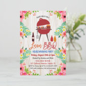 Luau Aloha BBQ Invitation Tropicale au réchauffeme (Debout devant)