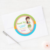 Luau Anniversaire Fête Favoriser Sticker (Enveloppe)