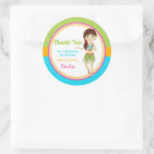 Luau Anniversaire Fête Favoriser Sticker (Sac)