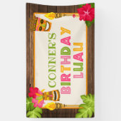 Luau Birthday Banner (Verticaal)
