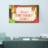 Luau Birthday Banner - Girl (Beurs)
