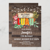 Luau Birthday Party (Voorkant / Achterkant)