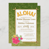 Luau Bridal Shower Kaart (Voorkant / Achterkant)