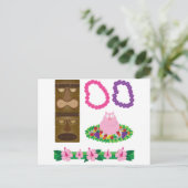 luau briefkaart (Staand voorkant)