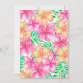 Luau Carte de remerciements (Dos)