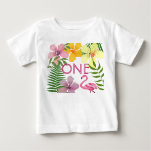 Luau Flamingo 1e verjaardag meisje