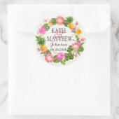 Luau Hawaiian rustieke strand bruiloft label (Tas)