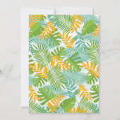 Luau Hawaiian Verjaardag Kaart (Achterkant)