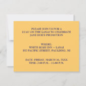 LUAU HULA DANCE PARTY INVITATION ~EZ TO CUSTOMIZE! KAART (Achterkant)