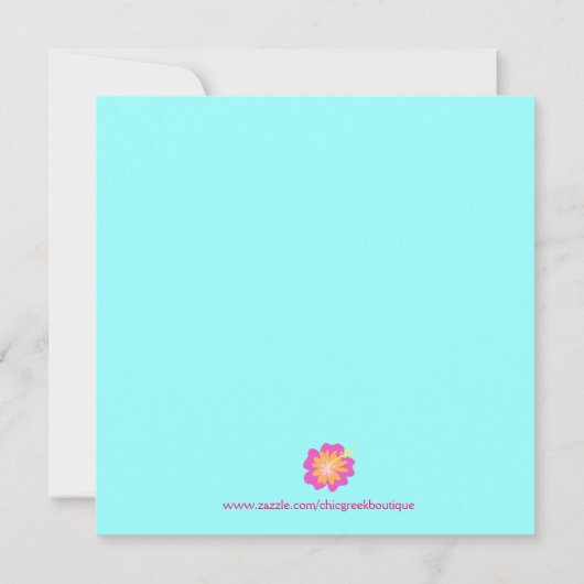 Luau Invitation Blue (Dos)