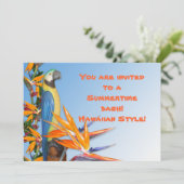 Luau Invitation pour la fête d'été (Debout devant)