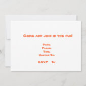 Luau Invitation pour la fête d'été (Dos)