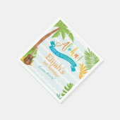 Luau Paper Napkins Servet (Hoek)