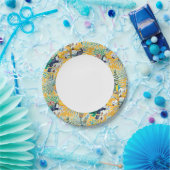 Luau Papieren Borden met Toucans en Ananas Papieren Bordje (Feest)