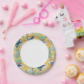 Luau Papieren Borden met Toucans en Ananas Papieren Bordje (Feest)