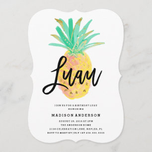 Luau Party Invitation Kaart