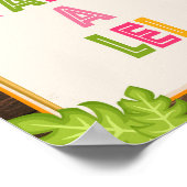 Luau Take a Lei Bord Poster (Hoek)