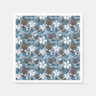 LUAU TIKI DESIGN (BLAUW) SERVET
