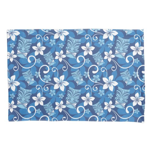 LUAU TIKI (HELDER BLAUW) KUSSENSLOOP (Voorkant-Links)