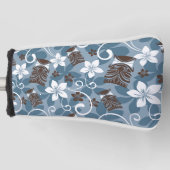 LUAU TIKI PATTERN (BLAUW) GOLFHEADCOVER (Voorkant)