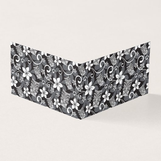 LUAU TIKI PATTERN (CHARCOAL) (Outside)